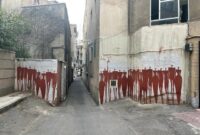 راز نقاشی‌های سرخ بر دیوار‌های تهران 